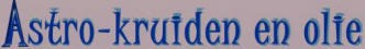 astrologische kruiden en olie